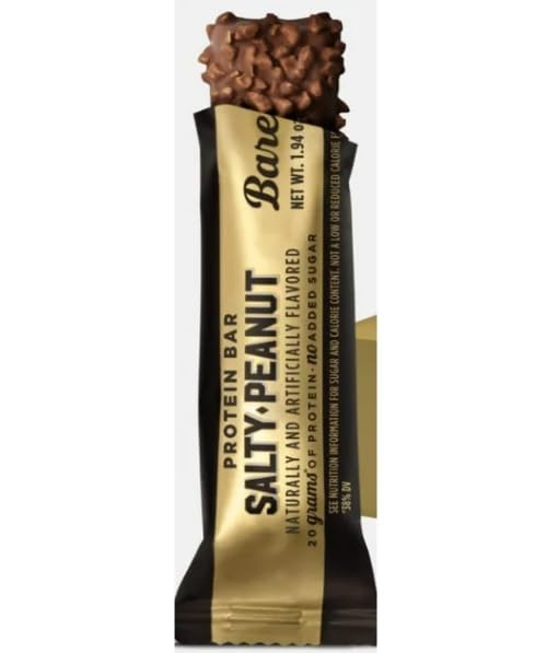 Bareballs Protein Bars with 20g High Protein, 1.9oz Bars, Salty Peanut - 4 Count