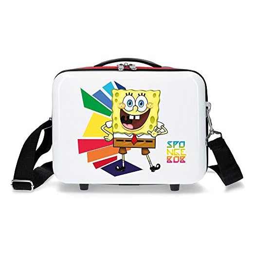 Bob Esponja Hello Bob Nececer Adaptable Multicolor 29x21x15 cms ABS