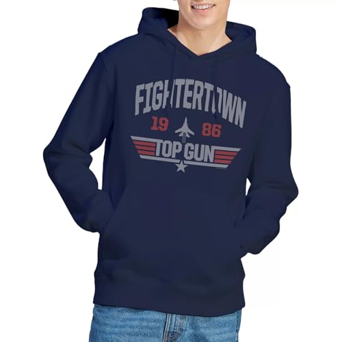 The Fightertown Hoodie Navy Sweatshirt Idéal pour les Sorties Fraîches
