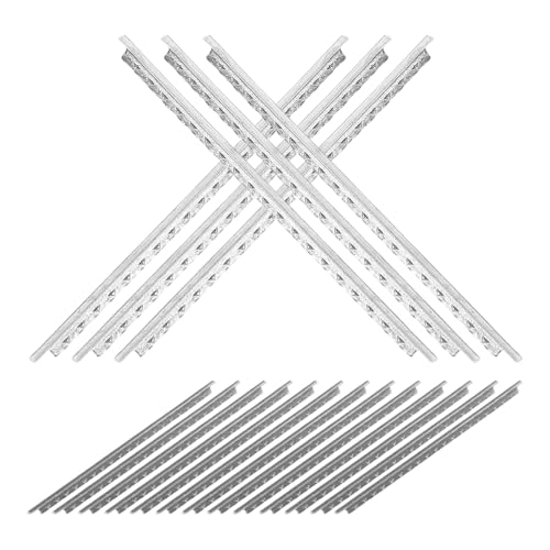 Ciieeo Trastes de Cobre Blanco para Guitarra Acústica Clásica 19 Trastes Metálicos de 20 MM para...