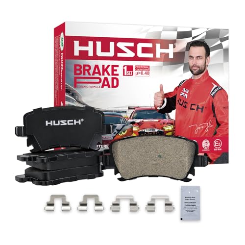 Image of HUSCH D1108 Rear Ceramic Brake Pads Kit Fit For Audi A3 2006-2010, For A4 2005-2009, For A6 2006-2011, For Volkswagen CC 2009-2016