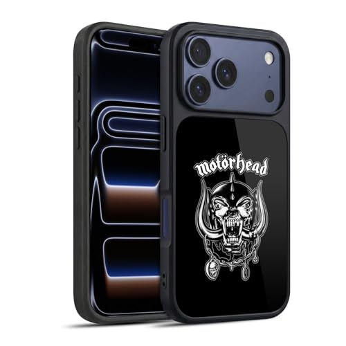 Coque iPhone 17 Pro Motorhead Argent Antichoc - Protection de Qualité Militaire en Gel Renforcé