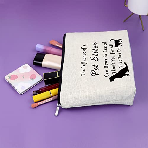 Pet Sitter Gifts Pet Lover Gifts Makeup Bag Dog Cat Lover Gifts For Women Appreciation Gifts Ideas Cosmetic Bag Birthday Thanksgiving Day Christmas Gifts For Her Cosmetic Travel Pouch #TOP4
