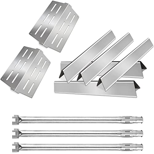 Grill Parts for Weber Genesis Replacement Parts Weber Genesis 300 SER (w/ Front Control Knobs), for Weber Flavorizer Bars 7620 7621 62783, Grill Grate 7524 Weber Heat Deflector 7622, Burner Tube 62752 - Thumbnail 2
