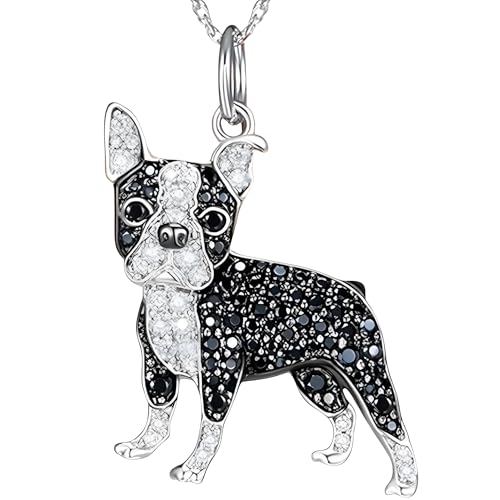 Collier pendentif chien strass : le cadeau idéal pour femme amoureuse des animaux