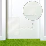 puertas para mascotas isaac newton Diseño transparente: consigue resultados inmediatos contra arañazos de garra con este protector de puerta (se adapta a la mayoría de mascotas de tamaño), protege contra daños de pintura, reparaciones de madera y ahorra tu depósito de alquiler.