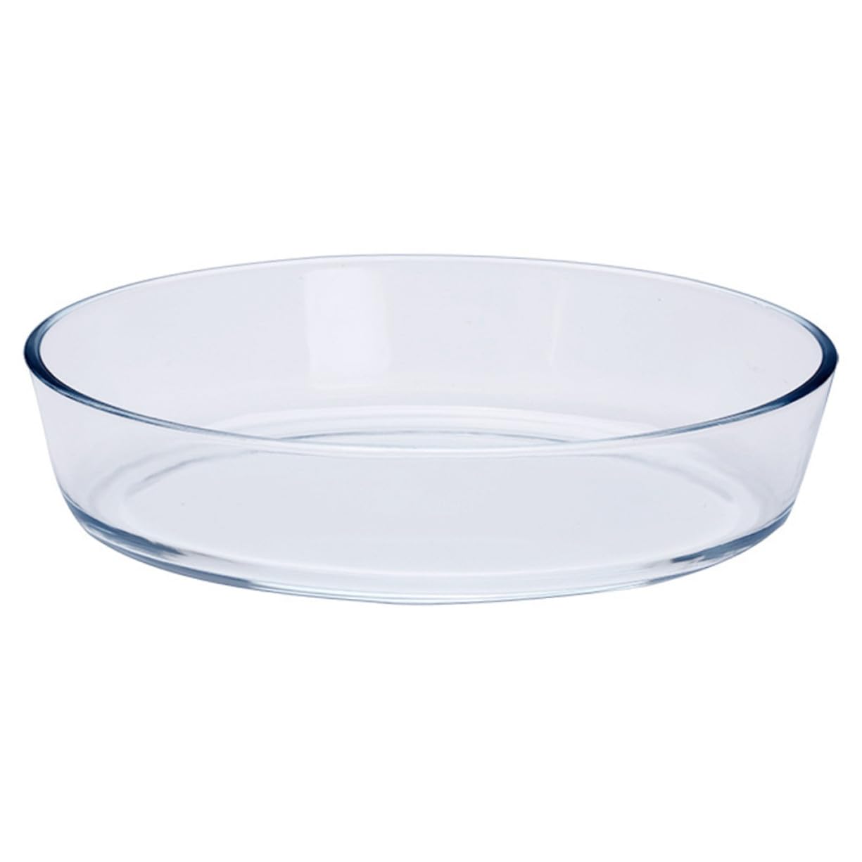 Assiette à pizza en verre pour repas conviviaux au four