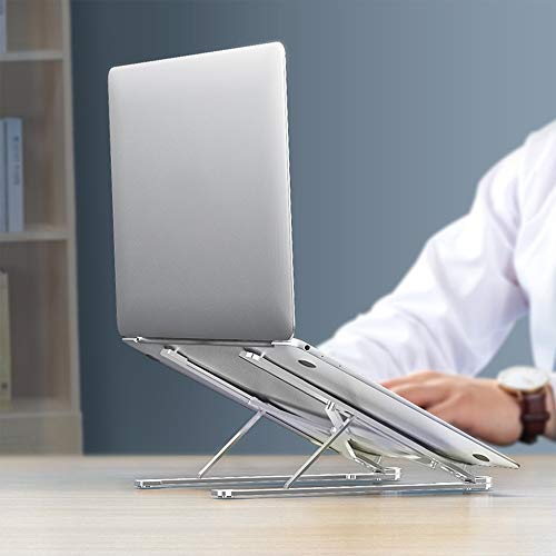 Base para laptop portátil ajustable de aluminio miniatura 4