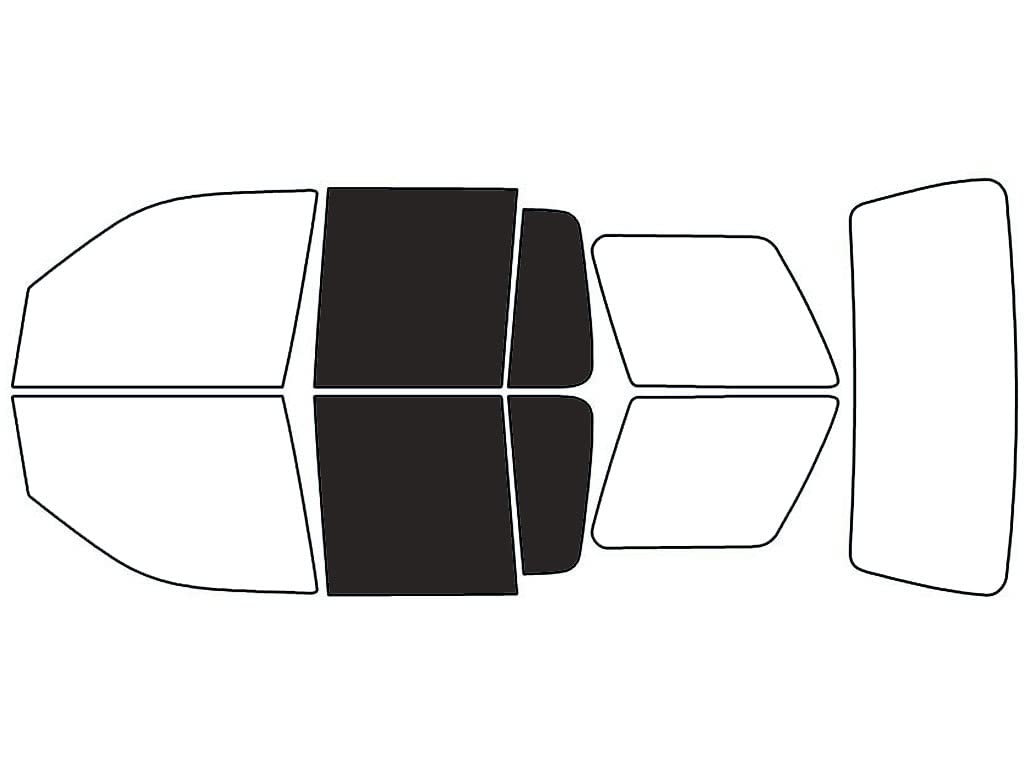 Rvinyl Window Tint Kit Compatible with Ford Explorer 2006-2010 - Back Precut Kit - 20%