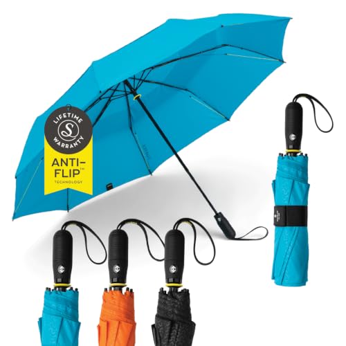 ShedRain Vortex Windproof Compact Travel Umbrella, Auto Open Close