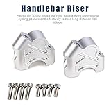 kemimoto Fits 2006-2019 Suzuki Boulevard M109R Handlebar Risers For Suzuki Intruder M1800R VZR1800 Handle bar 1.25