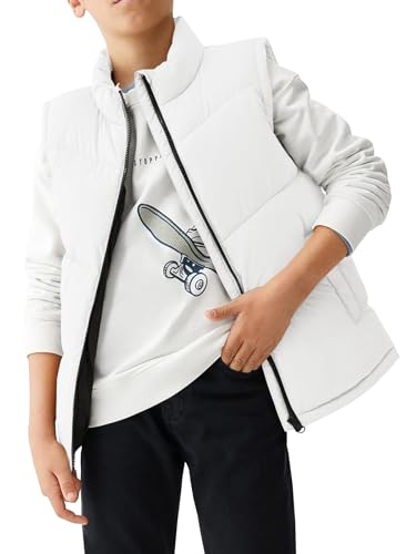 Image of Meikulo Boys Puffer Vest Zip Up Quilted Gilet Sleeveless Jackets
