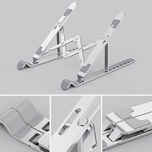 Support ordinateur portable bureau pliable et réglable en hauteur - 7