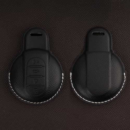 Coque de clé en cuir Mini Cooper évitez rayures et usure boîtier - 4