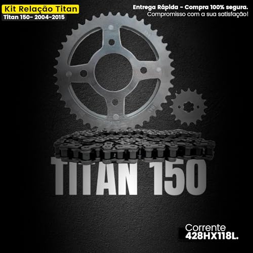 Kit Transmissão Relação Cg Titan 150 2004 A 2015