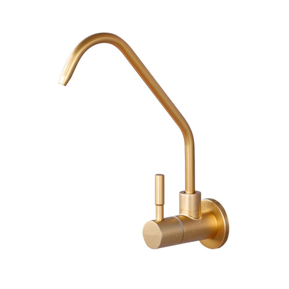 Robinet de cuisine mural avec filtre purificateur eau froide inox pour maison