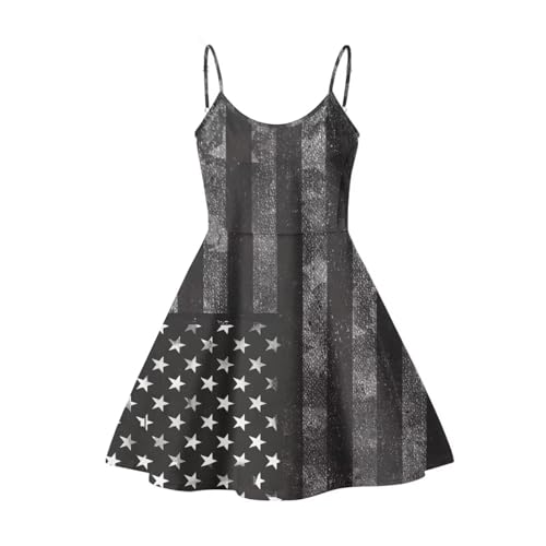 Image of Biyejit Women Casual Loose Dress Strap Long Summer Beach Swing Dress