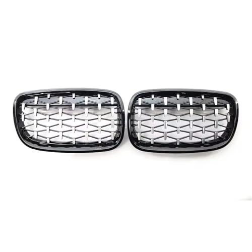 Calandre BMW X5 E70 M diamant chrome et noir pour pare-chocs avant 2009-2013
