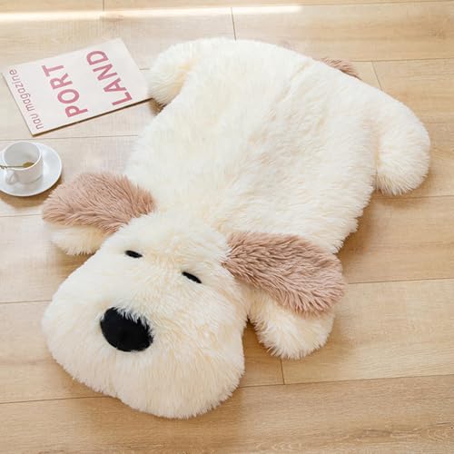 Coussin de sol en peluche chien soulagement du dos pour assise prolongée et lecture