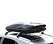 Black Horse Rooftop Cargo Carrier ABS + PMMA Hard Shell, 14 Cubic Feet Waterproof Car Roof Cargo Carrier Box w/Dual Side Opening, Security Key,165lbs Capacity,for 30