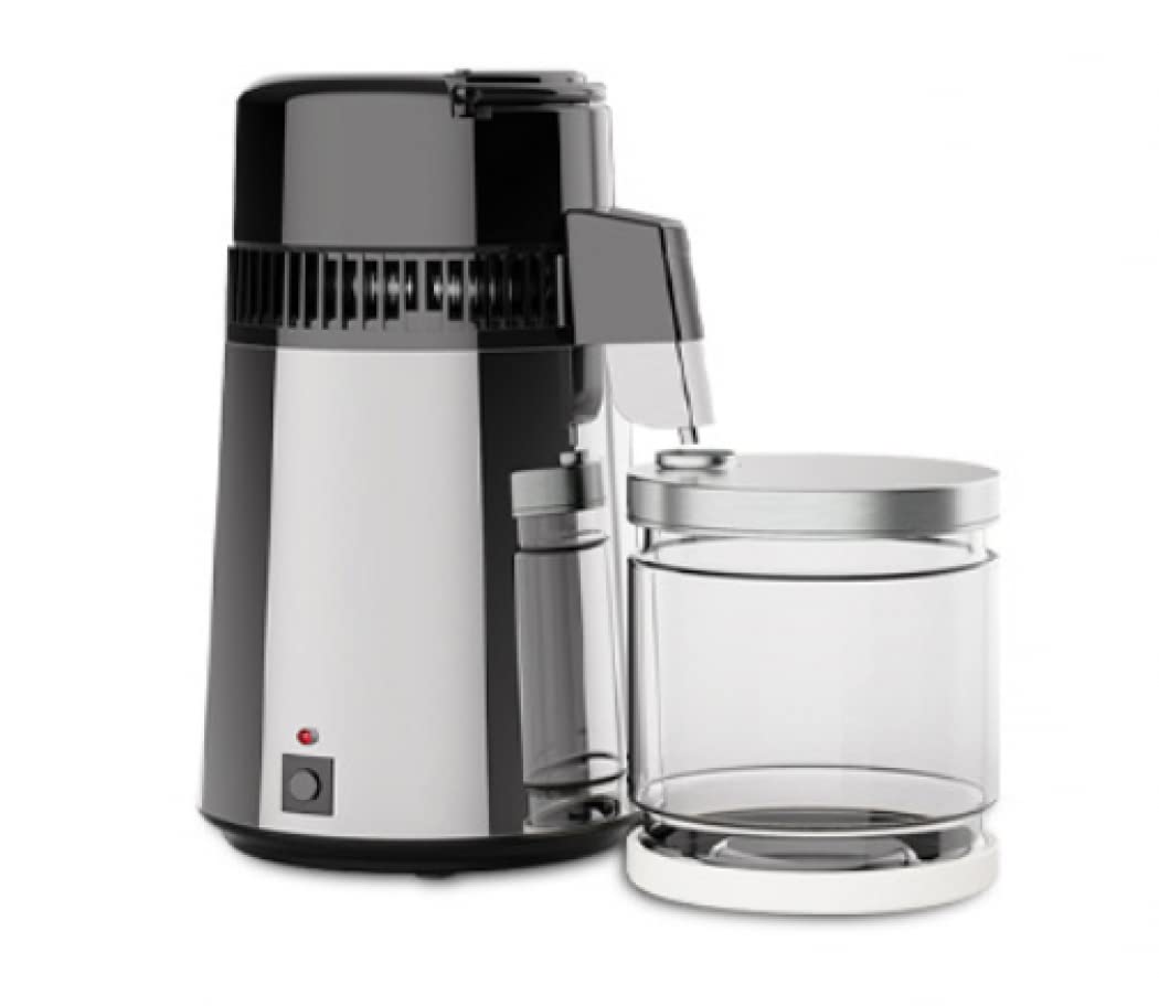 Amazon | 蒸留水器 容量4L 水量1L/H ボタンのデザイン 純水蒸留器 蒸留