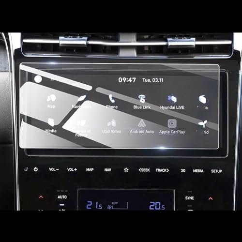 Verre trempé Hyundai Tucson NX4 film écran tactile 10,25 pouces LCD