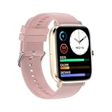 XUnion #px3J6N Montre intelligente pour femme Menip68 étanche avec moniteur de fréquence HEA-Rt, suivi du sommeil et support Bluet, Or #158428, M