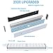 Cshidworld 3 Pack Closet Light, 24-LED Rechargeable Motion Sensor Lights, White, 3 Count, Modern Style, Kitchen, Stairs, Wardrobe
