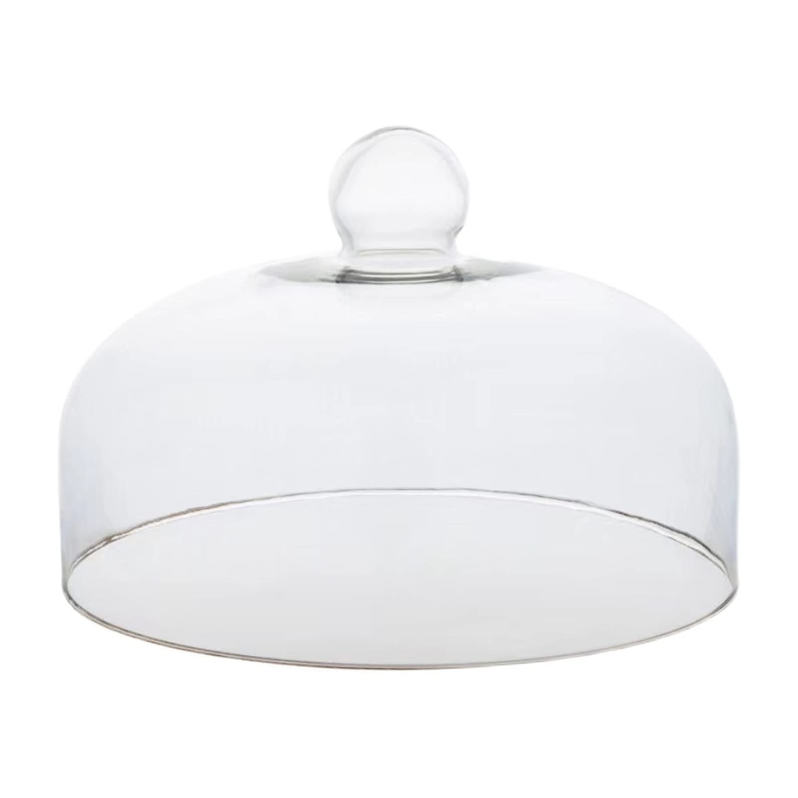 Copertura per Alimenti, Campana Coperchio Microonde,Cupola per Pasticceria da tè pomeridiano, Coperchio a Cupola per Formaggio, Snack a Cupola in Vetro Facili da Pulire e Copertura a Cupola