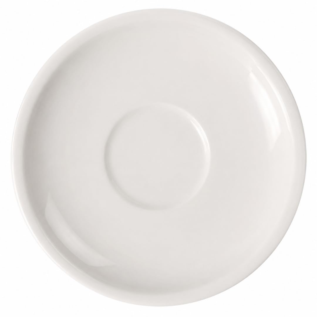 Villeroy & Boch Artesano Original Kaffeeuntertasse, 16 cm, Premium Porzellan, Weiß