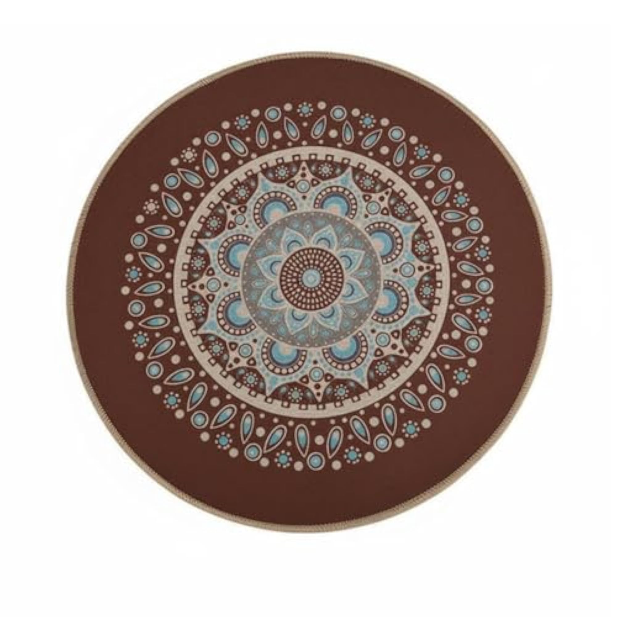 Faux Linen Rubber Placemat, Easy to Clean Table Mat
