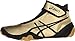 ASICS Men's Omniflex Attack V2.0 Wrestling Shoe, Gold/Black, 9.5 M US