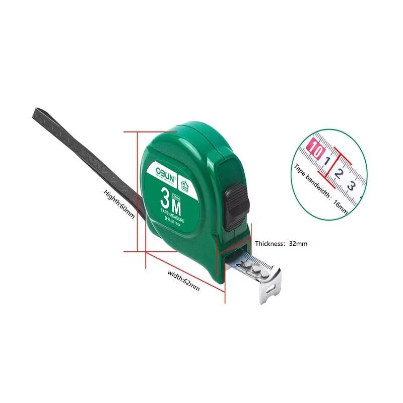 Cinta métrica de acero 3M Jyving, métrica miniatura 2