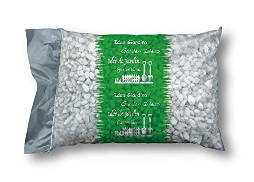 MORINA Pietre Bianche D. 15/25 MM. Sassi CIOTTOLI Bianco Carrara In