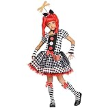 Fun World Girl's On a String Marionette Doll Costume (Multicolor, Medium)