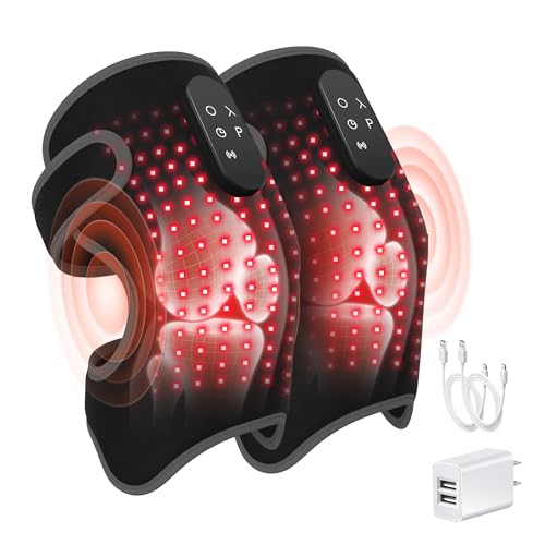 Red Light Therapy Heated Knee Brace Massager