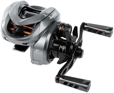 KastKing Kestrel Air Micro Finesse Casting Reel, Ultralight Baitcasting Fishing Reel, Easily Casts Lures Down to 0.5 Gram, Backlash Prevention Brake, 7.6:1 Gear Ratio, 2+9+1 Ball Bearings,Left Handed