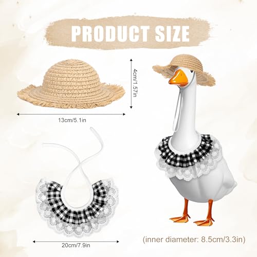 Ropa para gansos de verano y otoño con sombrero y babero miniatura 2