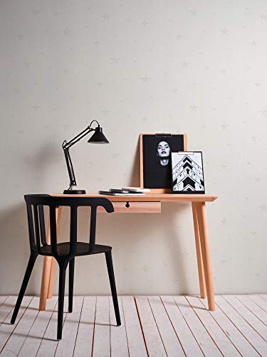 A.S. Création Vliestapete Day & Night glow in the dark Tapete leuchtet im Dunkeln 10,05 m x 0,53 m weiß Made in Germany 324401 32440-1