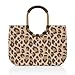 Produktbild reisenthel loopshopper L frame leo macchiato  Stabile Tasche mit praktischen Fächern aus recycelten PET-Flaschen  Charmantes und wasserabweisendes Design gold