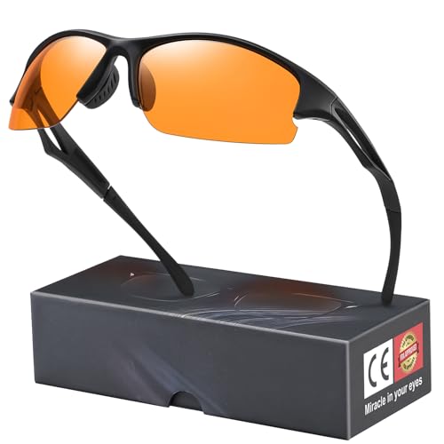 Ligomot Blue Light Blocking Gaming Glasses - Men Women - Amb