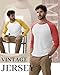 August Alley 5 Pack Men's Long Sleeve T Shirts Crew Neck Baseball Tops Raglan Athletic Casual Tees(White/Blue Purple, White/Orange, White/Tangerine, White/Light Blue, White/Yellow,Large)