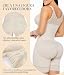 Imagen de YIANNA Mujer Fajas Colombianas Reductoras de Abdomen y Cintura Body Reductor Post Liposuccion Braga Faja Reductora Bodysuit Para Vestido Beige S 7283