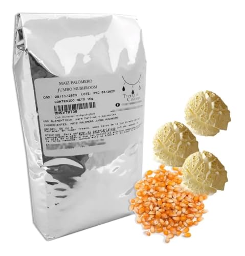 Recopilación de Palomeros los más recomendados. 44 Maiz Palomero Mushroom Jumbo 1 Kg Palomitas Hongo Pop Corn para máquina de aire