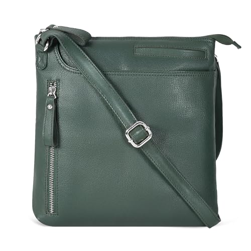 Image of Leather Crossbody Bags for Women - Ladies Sling Handbags - Medium Cross body Purses Handbags - Purses For Women