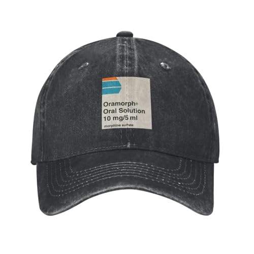 Gorra de béisbol con diseño de Caja de solución Oral de morfina Oramorph, Nueva Gorra de papá, Sombreros para Mujer y Hombre.