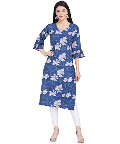 Image of LookMark Women's Crepe Regular Kurta