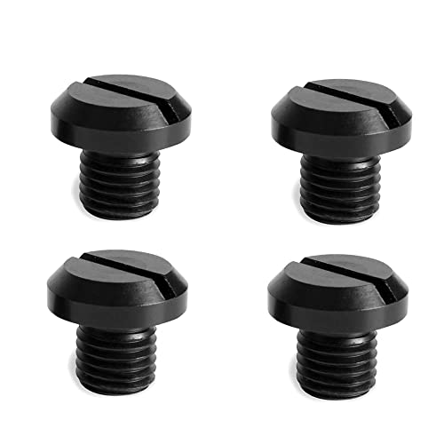 LUGU 4 Pcs Motocicleta De Alumínio CNC M10 x 1.25 Espelhos Buracos Bancos Substituição de Parafusos