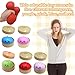 Dumpling Squishy, Mystery Dumpling Squishy, Dumplings Sensory Squeeze Toys for Stress Relief, Soft Squeeze Decompression Dough for Adults Classroom Prizes & Party Favors (Purple)