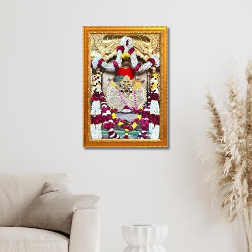 Image of Shri Sanwaliya Seth Shringaar Darshan Religious Photo Frame (Golen, 10 X 13 Inches)
